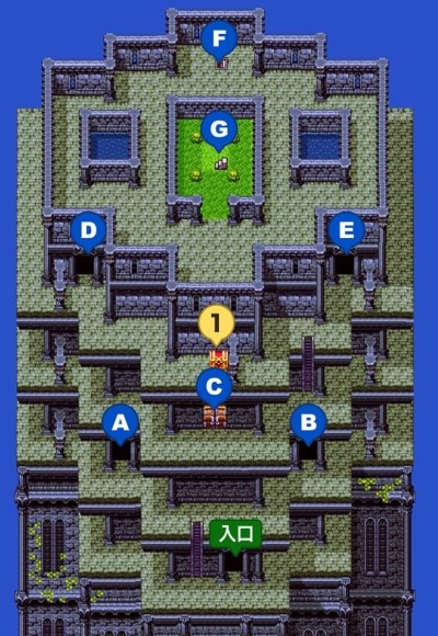 ドラクエ3 謎の塔のマップ攻略 宝箱やちいさなメダルの入手場所 Dq3 アルテマ
