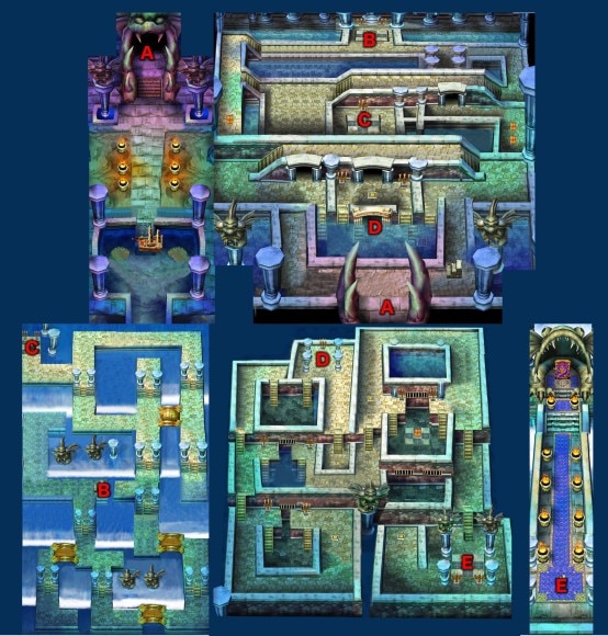 ドラクエ6 海底神殿のマップと宝箱一覧 Dq6 アルテマ