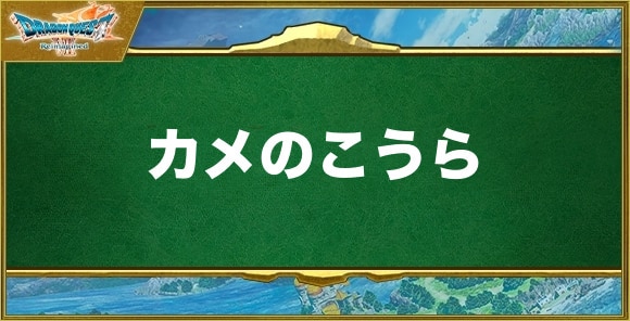 カメのこうらの入手方法と効果