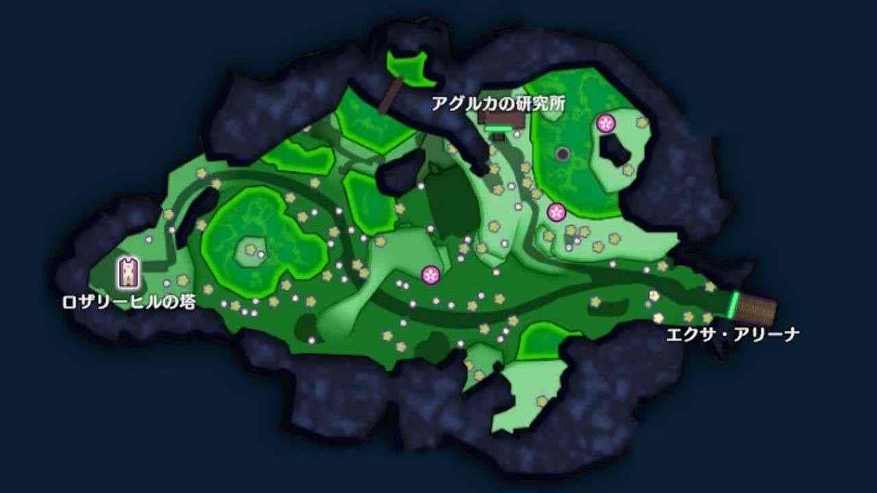 覇王城の魔界　マップ