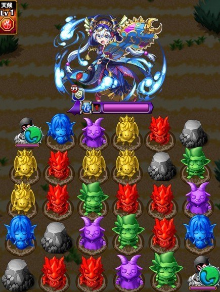 試練の塔34階　ボス盤面