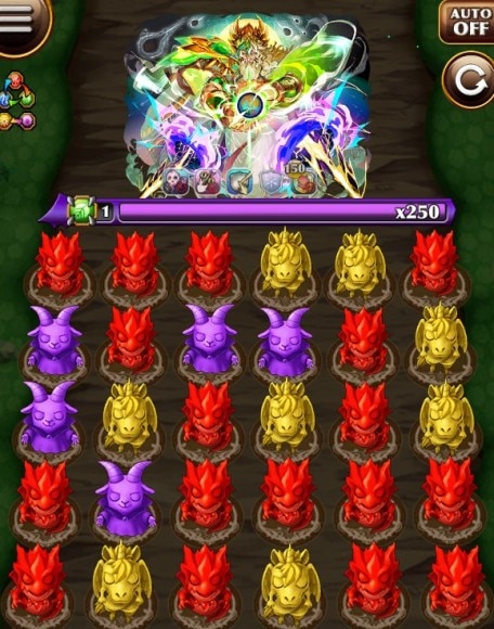 全能神ゼウス・アビス　ボス盤面