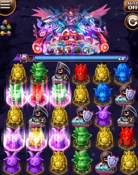 アルキュミアEX(グランバトル)　ボス盤面
