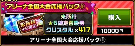 アリーナ全国大会応援パック①