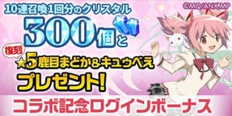 コラボ記念ログインボーナス