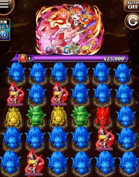 次元の悪魔ジュフラム　ボス盤面