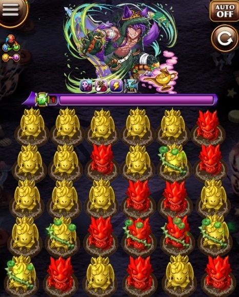 ハロウィンアラジン盤面