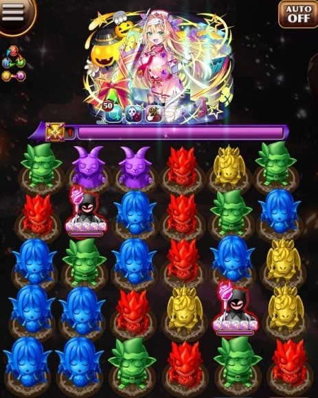 ハロウィンロリーナ盤面