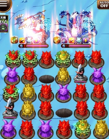 アクアガーゴイル　ボス盤面