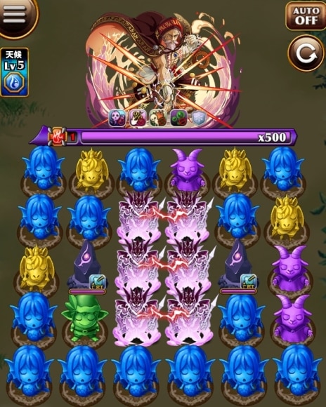 モーゼグランバトル盤面