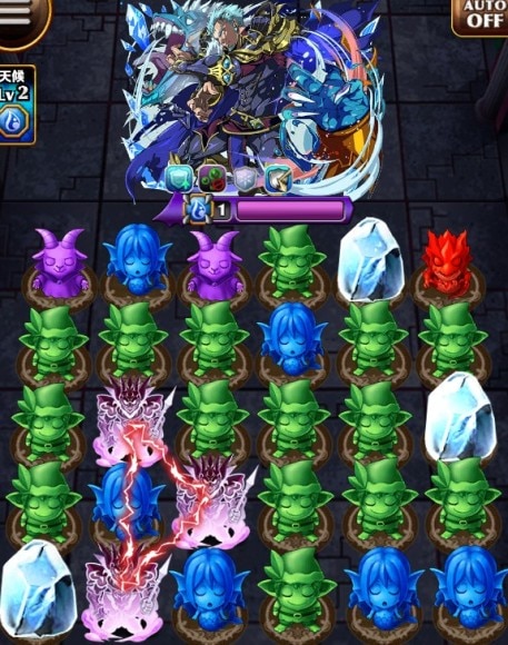 時の英雄天上界ステージ12 ボス盤面