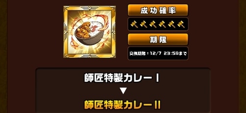 師匠特製カレー