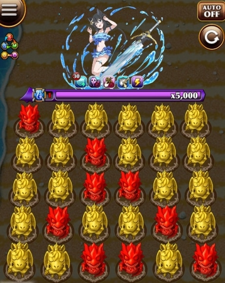 水着フラン盤面