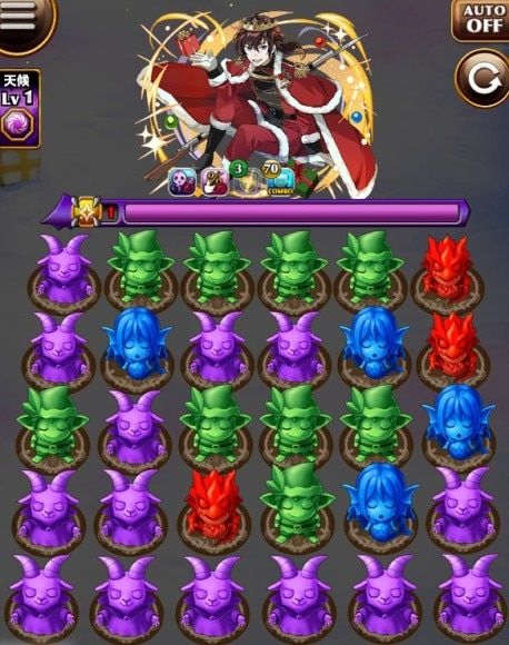 クリスマスリョウマ(ハード)　盤面