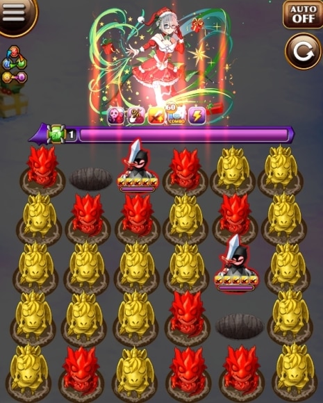 本条二亜グラバト盤面