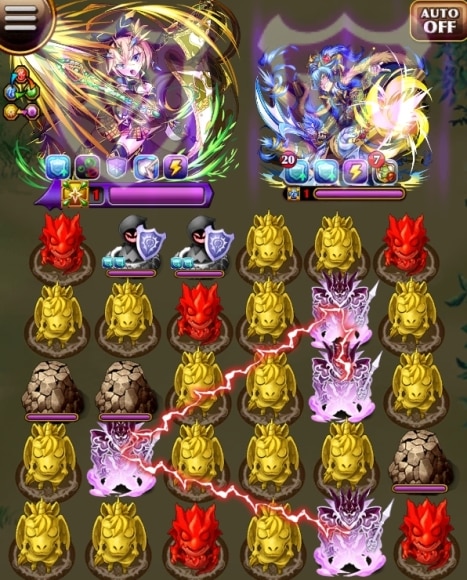 時の英雄天上界ステージ29盤面