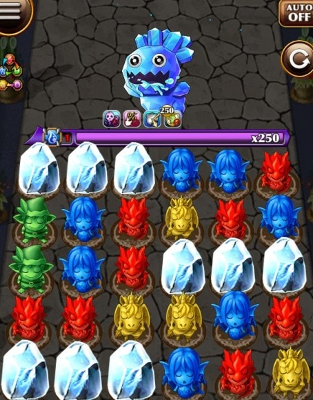 クリスタルボーグ　ボス盤面