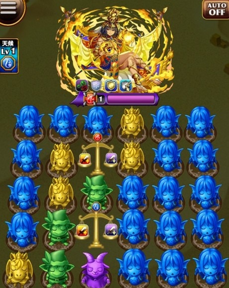 絶世のクレオパトラ　ボス盤面