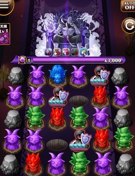 魔王(タイムアタックグランバトル)　ボス盤面