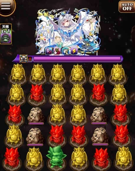 ホワイトデーパイモン盤面