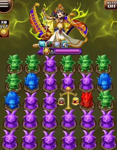 クレオパトラ ボス盤面