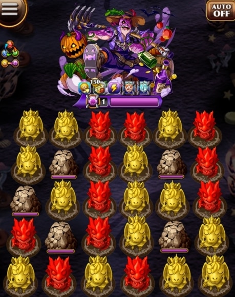 ハロウィンジャック盤面