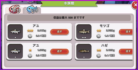 サカナ一覧