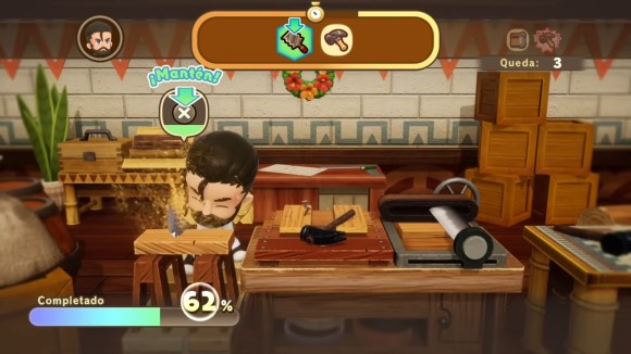 作業はアクションを成功させてゲージを溜める2