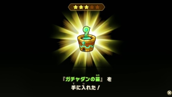 ガチャダンの苗