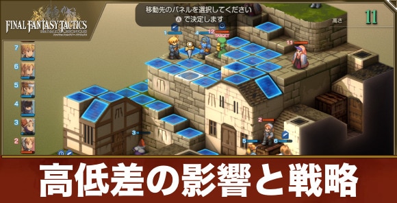 【FFタクティクス】高低差の影響と戦略