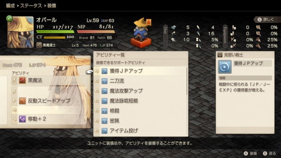 サポートアビリティ
