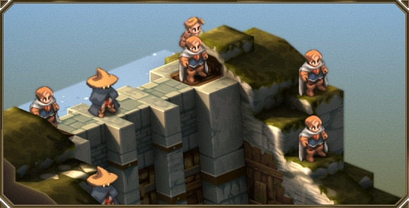 ベスラ要塞水門前の攻略