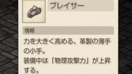 ブレイサーの性能