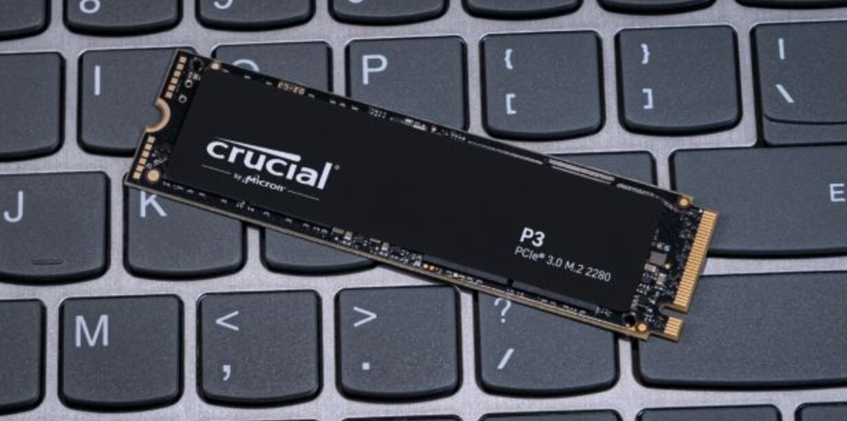 Crucial P3 500GBのバナー