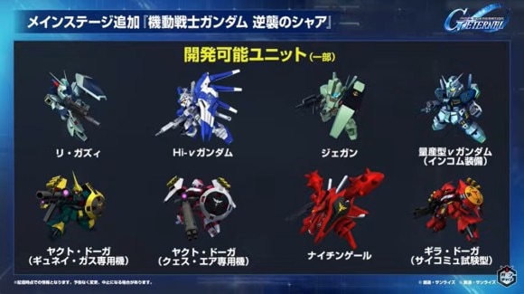 開発可能ユニット