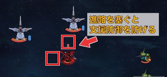逆シャアハード支援防御
