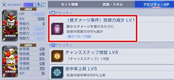 武者頑駄無チャレンジ20アビリティ