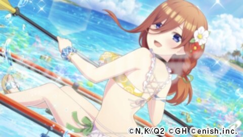 ごとぱず】三玖(エンジョイサマービキニ)の評価とスキル構成【五等分の