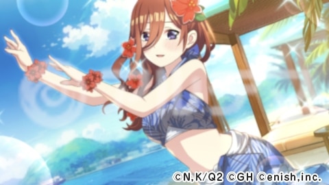 ごとぱず】三玖(ハワイ旅行)の評価とスキル構成【五等分の花嫁