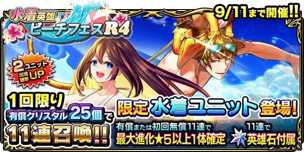 水着英雄ビーチフェスR4ガチャシミュレーター