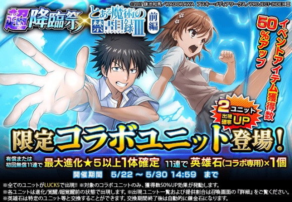 超降臨祭×とある魔術の禁書目録III 前