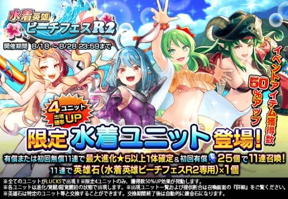 水着英雄ビーチフェスR2