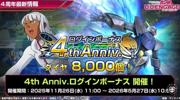 4周年ダイヤ8,000