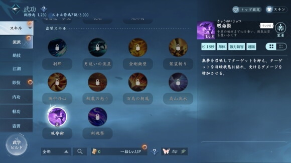 盗習スキルレベル