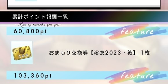 おまもり交換券【浴衣2023・後】