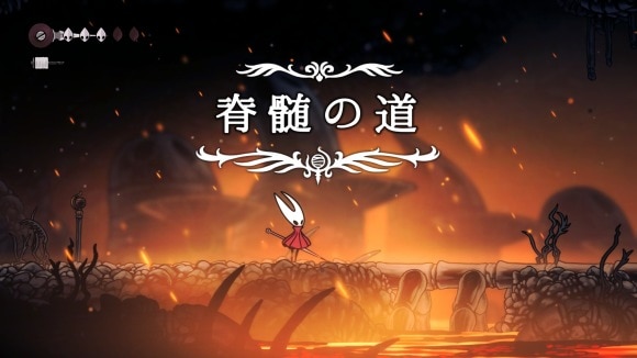 奥に進むと脊髄の道に移動