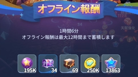 オフライン報酬