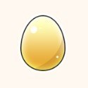きれいな金色卵