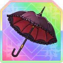 フリルの日傘