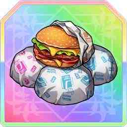 武神の満腹バーガーセット